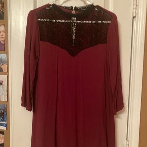 Forever21 Small Red Tunic Dress